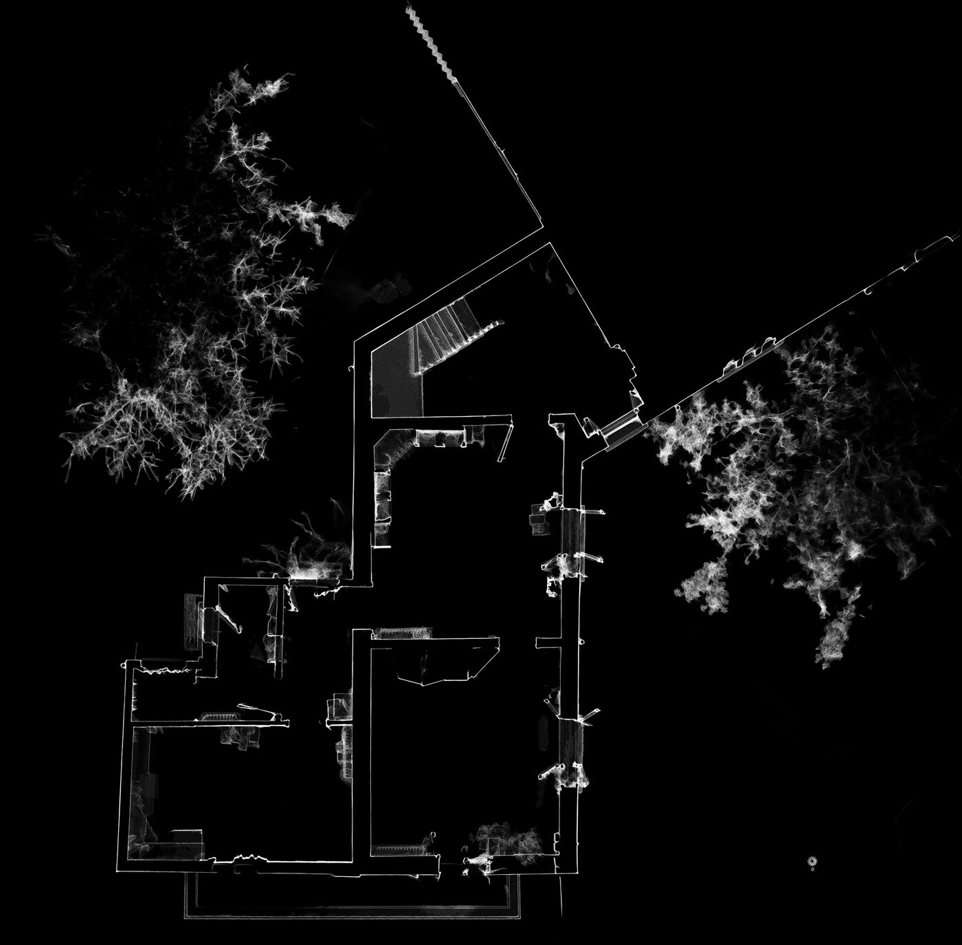 Rilievo laser scanner 3D — gemello digitale